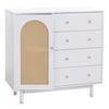 KOMODA Bílá - bílá, dřevo (100/95/40cm) - MCW