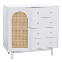 KOMODA Bílá - bílá, dřevo (100/95/40cm) - MCW
