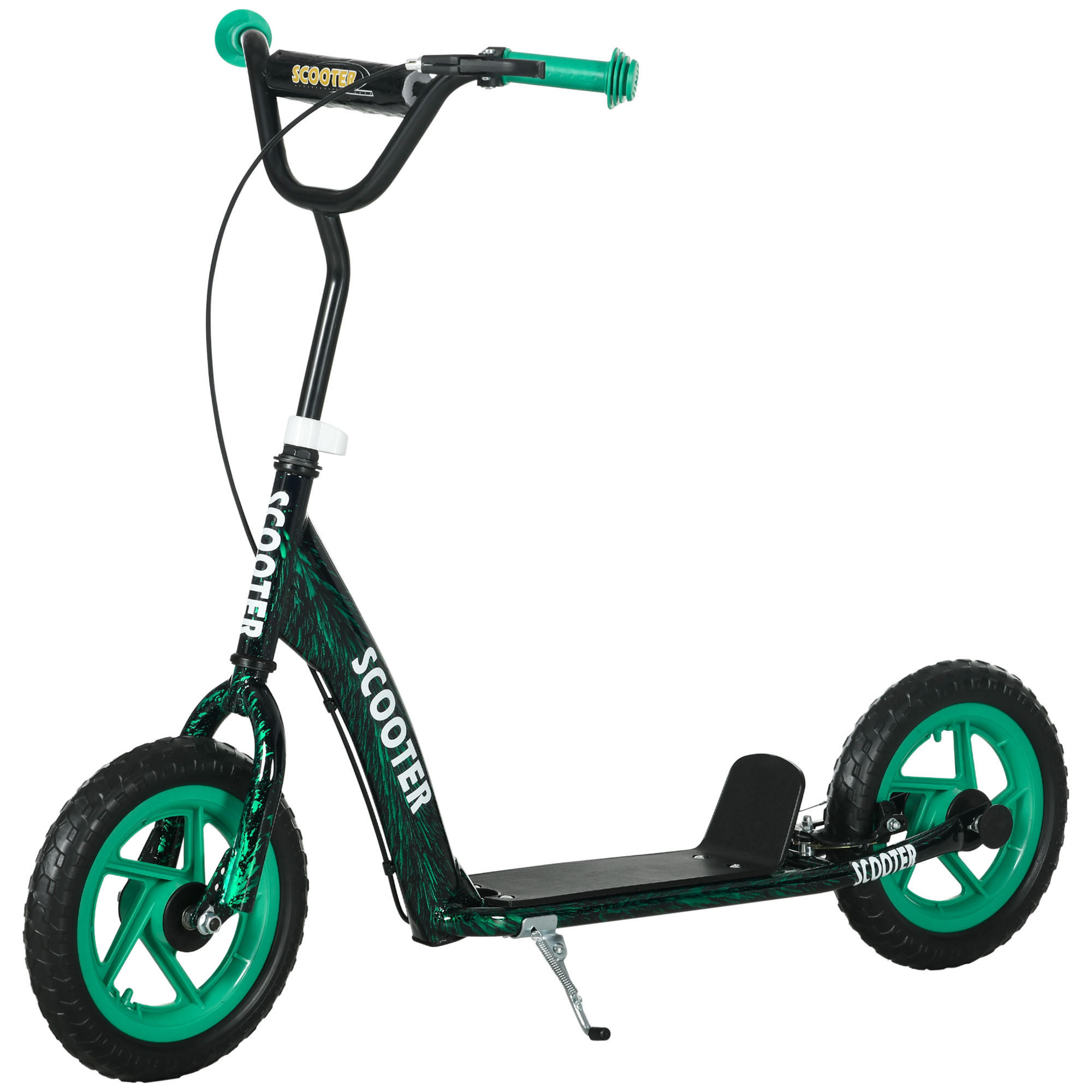 KINDERSCOOTER DE-16945 5-fach höhenverstellbar Grün - Grün, Metall (118/52/88cm) - ComfortXL