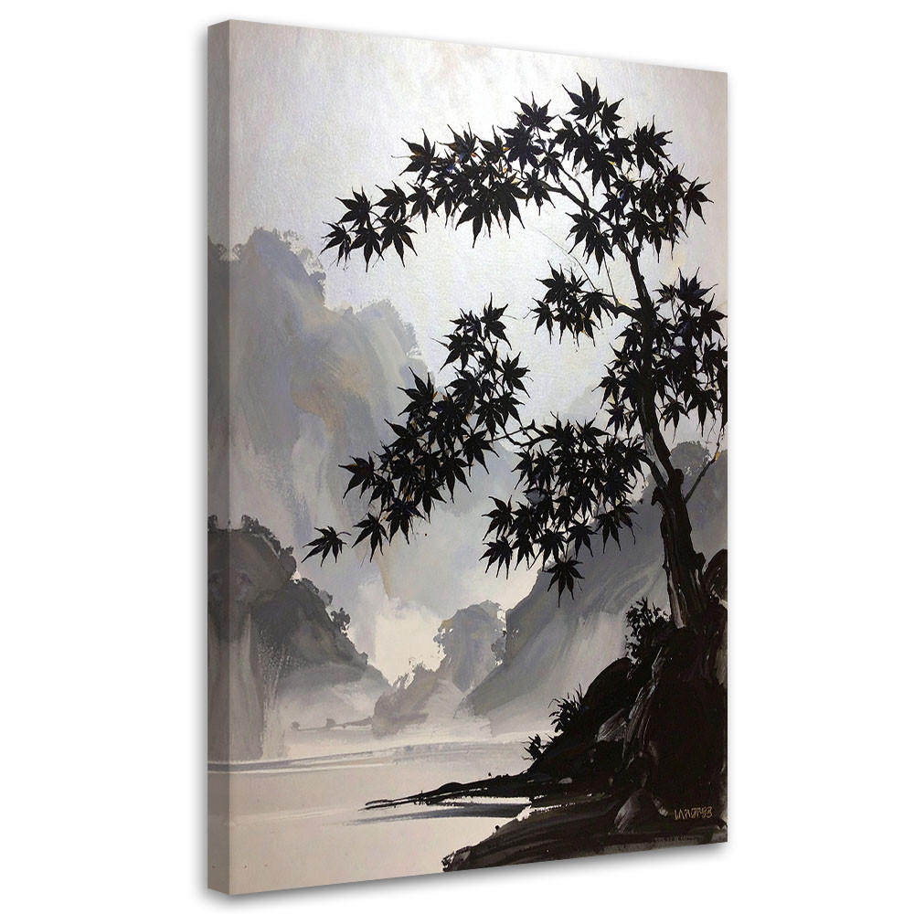 Feeby Bild Schwarz 60x90 cm