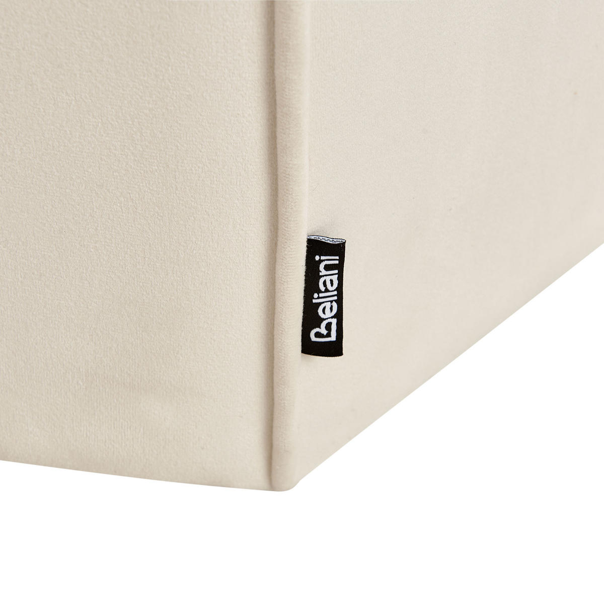 POUF Hellbeige Wishek - Beige, Textil (45/42/45cm) - Beliani