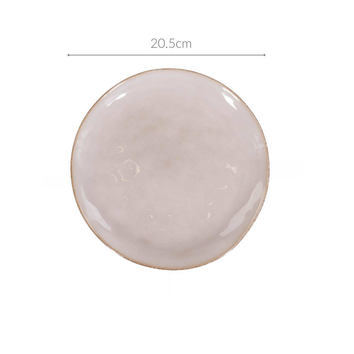 TELLER Ø 21 cm - Weiß, Keramik (21cm) - Siaki