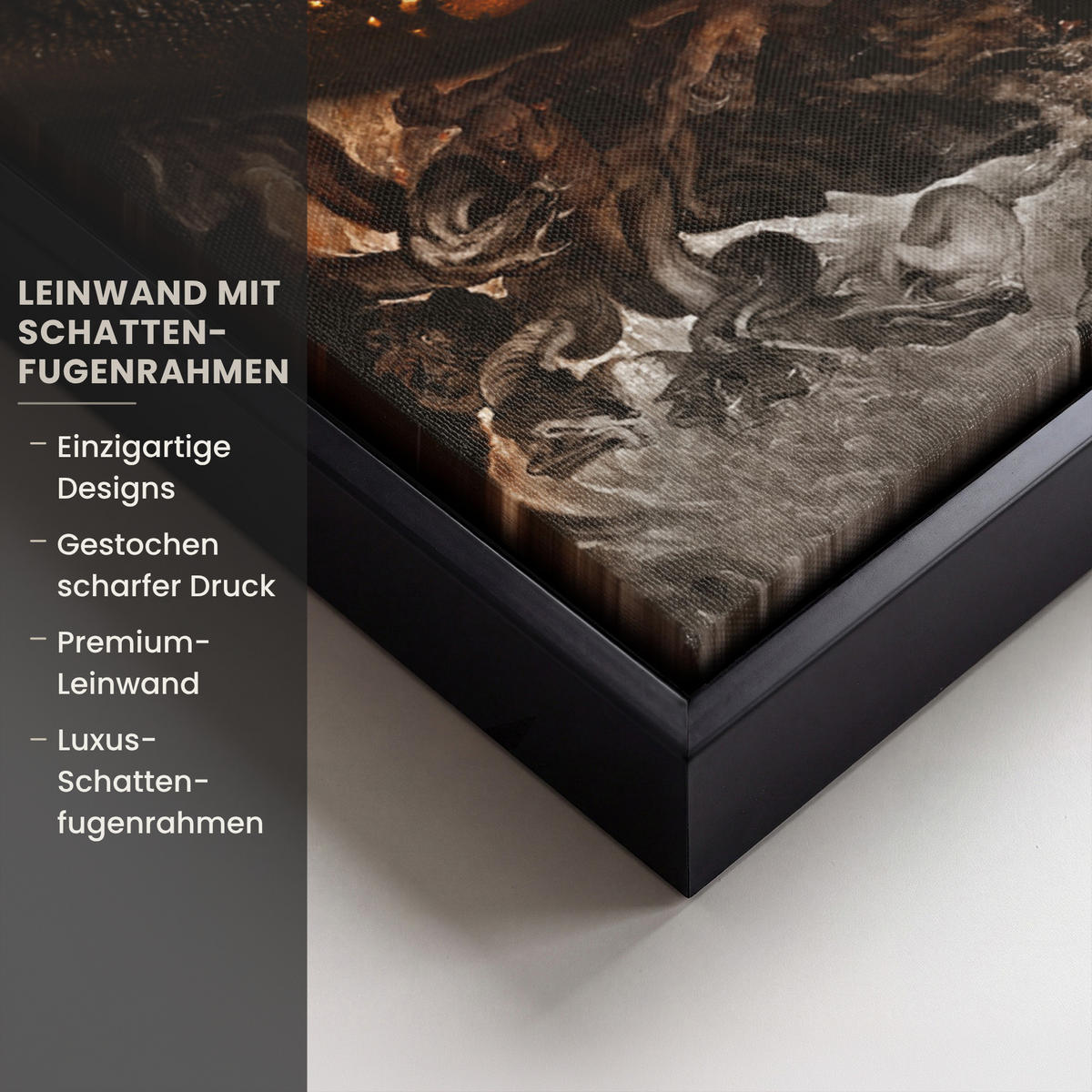 LEINWAND Bilder mit Rahmen - Gold - Lippen - Kunst - Gold - Luxus - Abstrakt - 30x40 - Kupferfarben, Textil (30/40cm) - MuchoWow