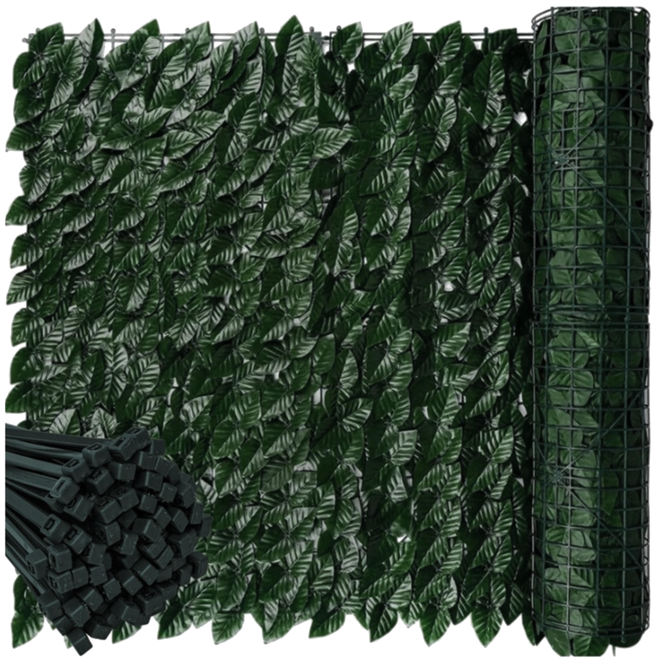 KUNSTPFLANZE Efeu 500x50cm - Grün, Kunststoff (50cm) - KRUMAD