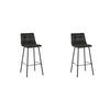 BARHOCKER Bistro Grau 51/44/115 cm 2er-Set - Grau, Textil (44/115/51cm) - LABEL51