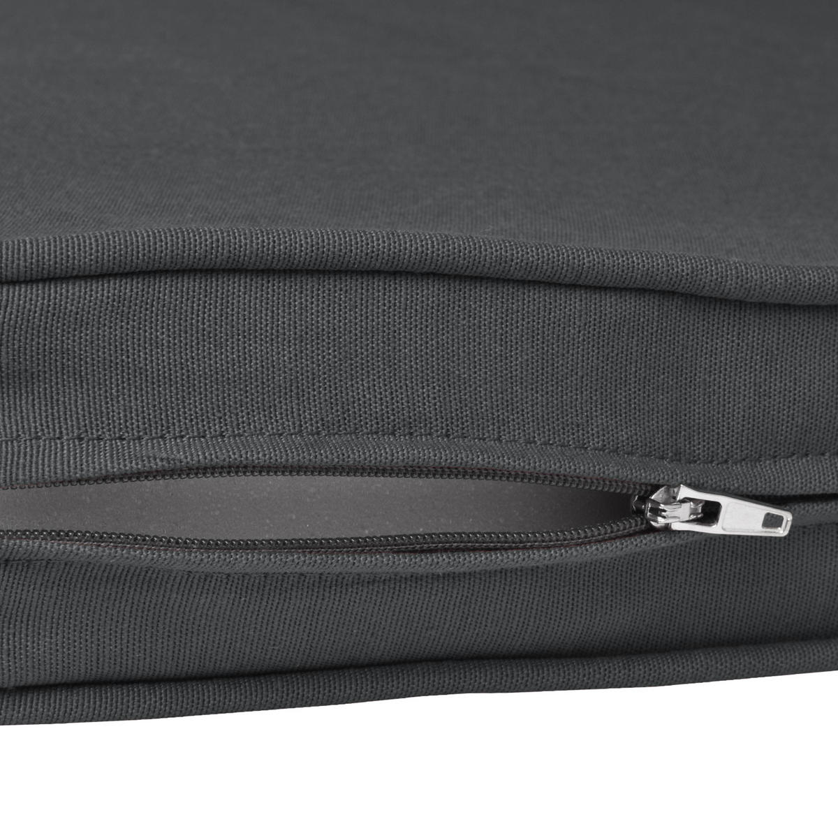 BANKAUFLAGE Loft BK 120/48/5 cm Graphitgrau - Grau, Textil (48/5/120cm) - Beautissu 