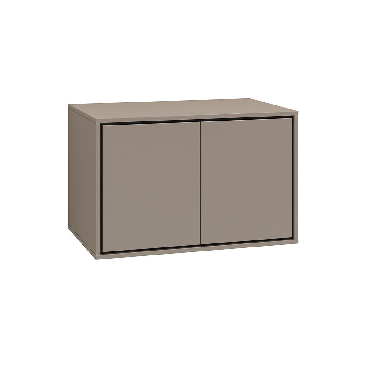 WASCHTISCHUNTERSCHRANK 78cm Sophéa Taupe - Taupe, Holzwerkstoff (78/50.8/48cm)