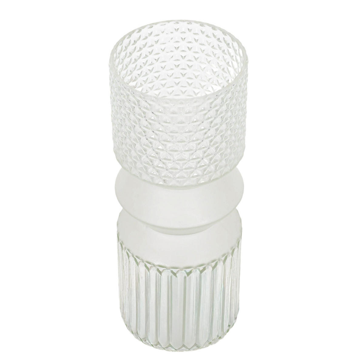 BLUMENVASE aus Glas 11/11/30 cm - Transparent, Glas (11/30cm) - Home Styling Collection