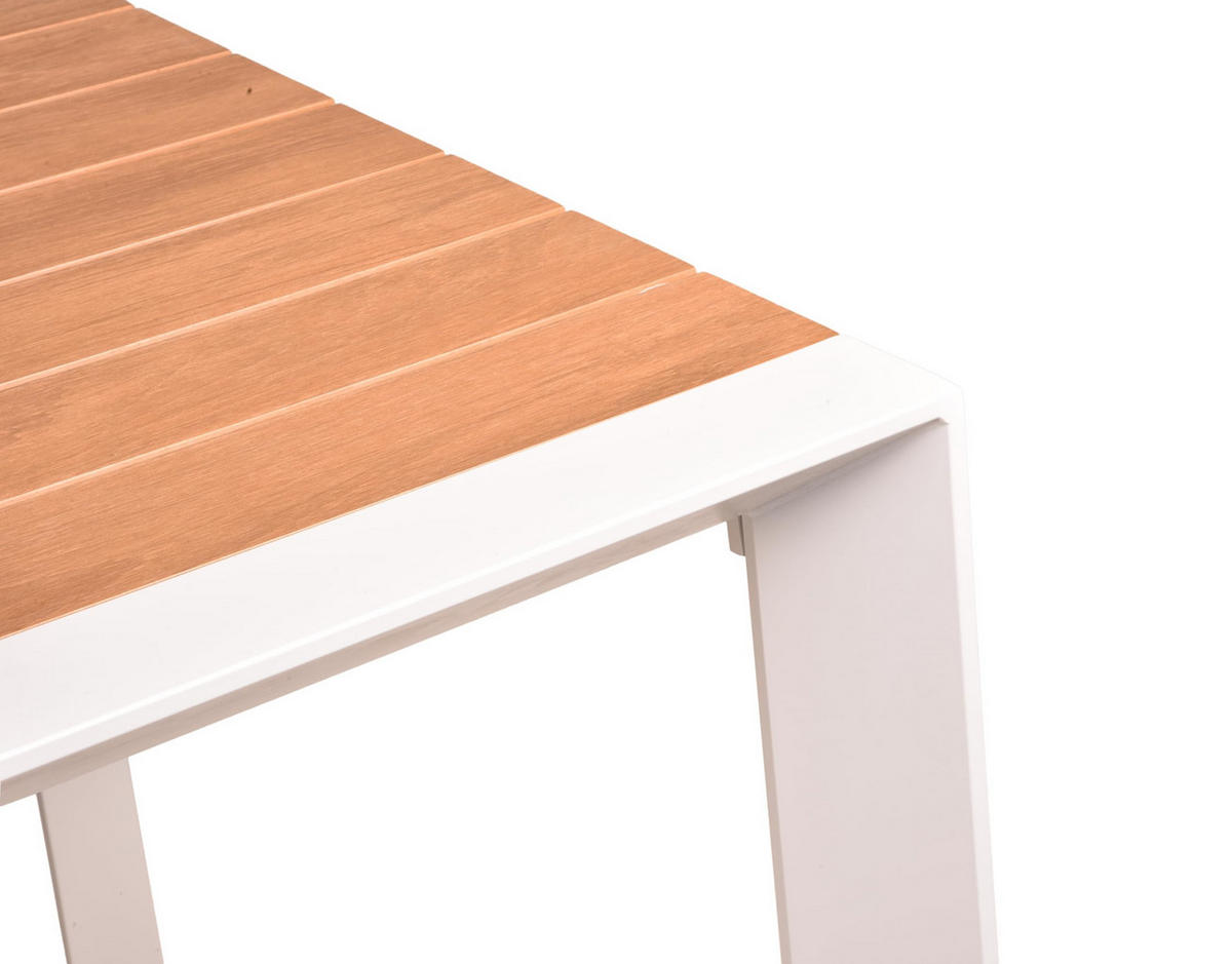 GARTENTISCH Johann Terrassentisch - Braun, Kunststoff (200/100/74cm) - DELUKE