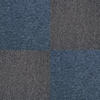 TEPPICHFLIESEN 50 x 50cm Kohle-Schwarz & Sturmblau 10m² - Blau/Dunkelgrau, Textil (50/50/1cm) - Monstershop
