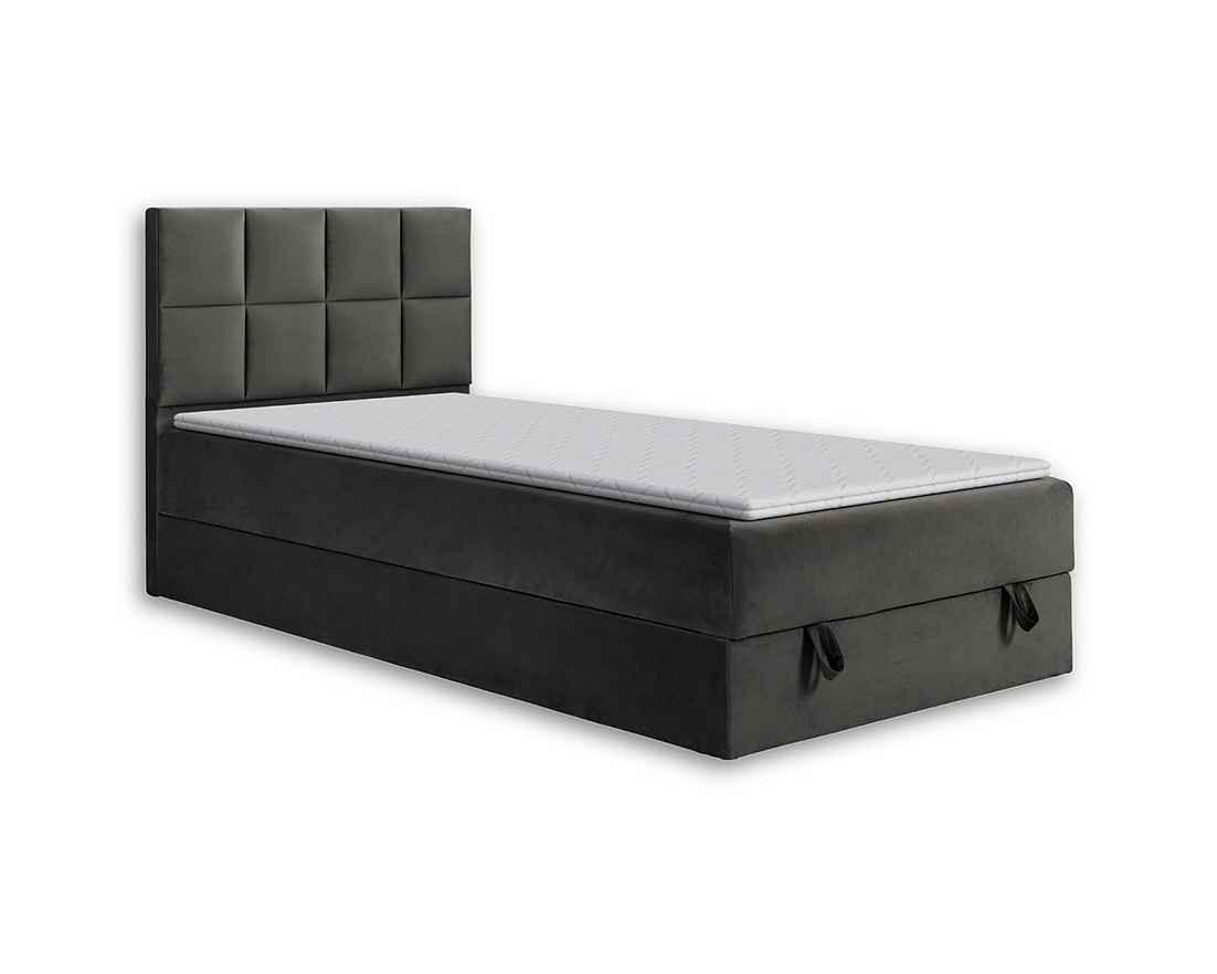 Deine Möbel 24 Boxbett Anthrazit 100x200 cm