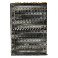 HANDWEBTEPPICH Kelim Kordi Mehrfarbig 121/84 cm Schurwolle - Multicolor, Textil (84/121cm) - Looma