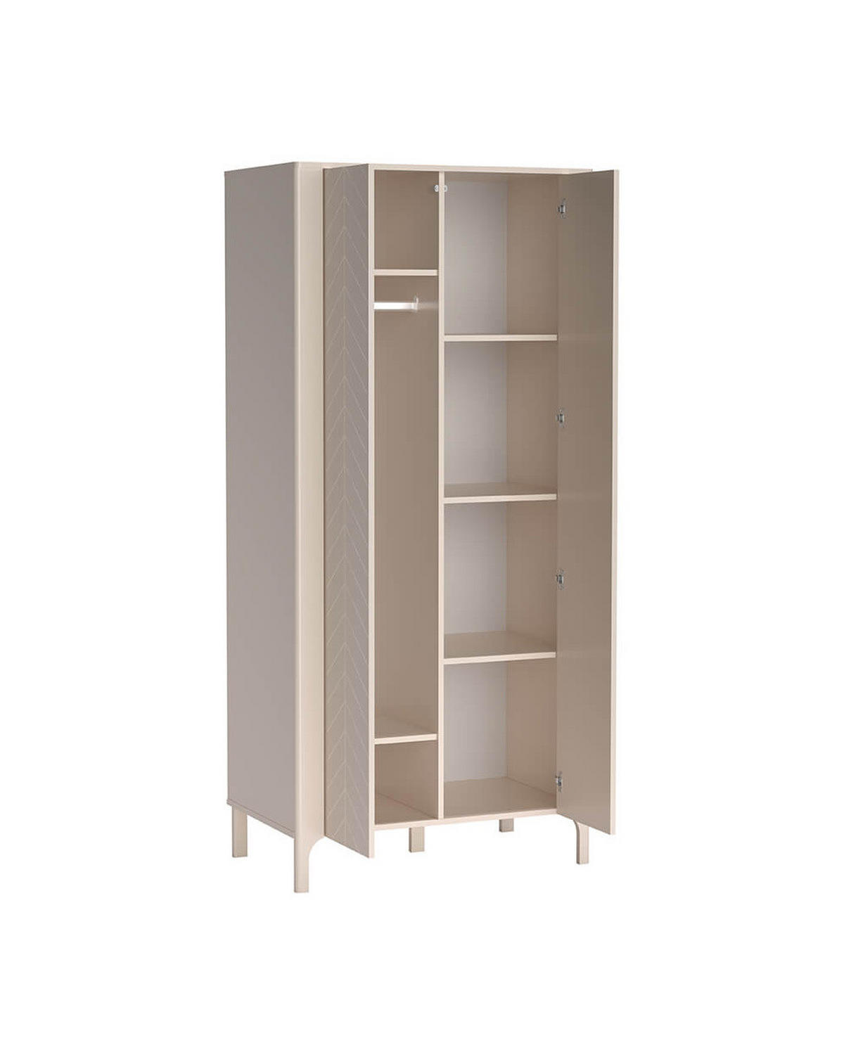 KLEIDERSCHRANK Malumi MM-7 Kashmir - Kaschmir, Holzwerkstoff (90/197/54.5cm)
