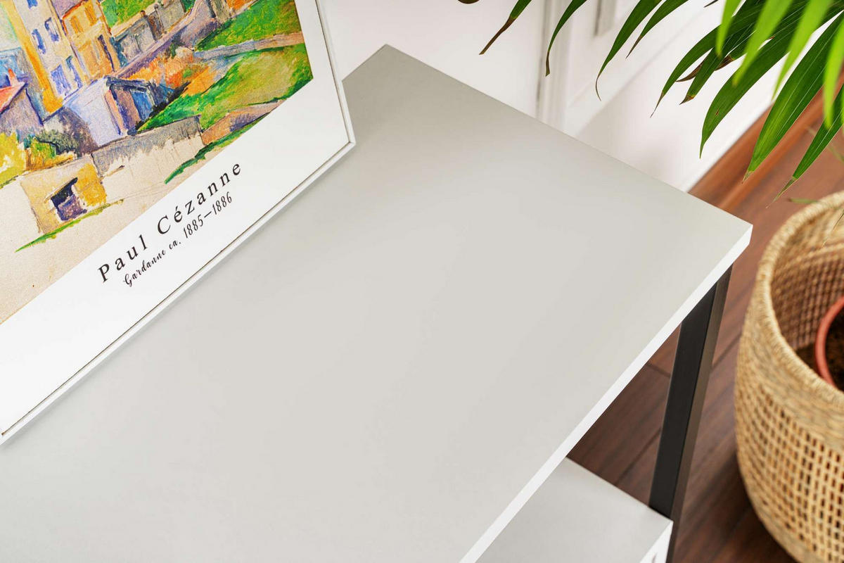 BUFFETSCHRANK solace weiss - Weiß, Holz (30/77/120cm) - Habitat Garten