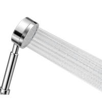 HANDBRAUSE Edelstahl Hochdruck Wassersparend mit Filter - Silberfarben, Metall (7.8/12.7/22cm)