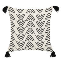 DEKOKISSEN Cremeweiß 45/45 cm Mays - Ecru, Naturmaterialen/Textil (45/45cm) - Beliani