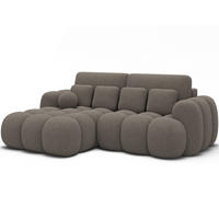 ECKSOFA COVELION L-Form – Schlaffunktion, Bettkasten, Wellenfederung, HR-Kaltschaum, inkl. Kissen, moderner Wohnkomfort - Braun, Kunststoff (260/167cm) - Wohnideebilder