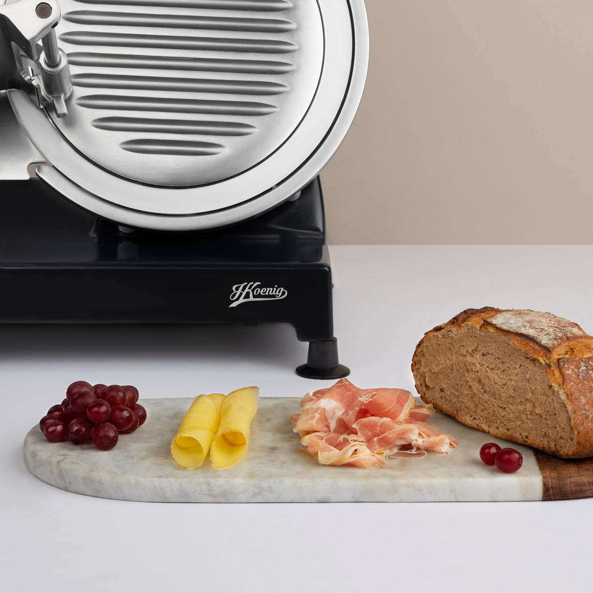 ALLESSCHNEIDER elektronisch MSX252, Schwarz - Schwarz, Metall (51/39/42cm) - HKoenig