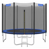GARTENTRAMPOLIN Spring - Blau, Metall (305/305/256cm) - SONGMICS
