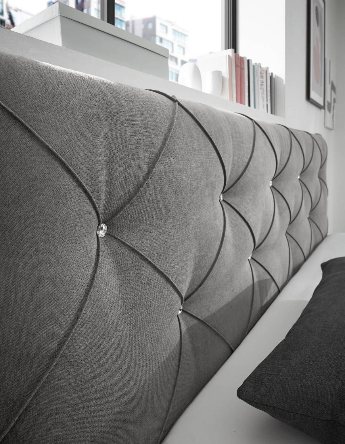 BOXSPRINGBETT 180 x 200 – Bonell-Box, 7-Zonen-Taschenfederkern & 6 cm Gel-Topper - Beige/Creme, Textil (180/200cm) - ed exciting design