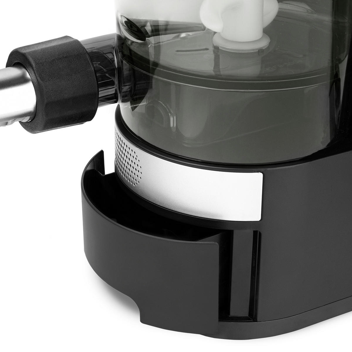 NUDELMASCHINE Homy90 Schwarz, 600 g, 375 ml Wasser, 6 automatische Programme, Glutenfrei, integrierte Waage, 220 W - Schwarz, Metall (39/33.3/19.6cm) - HKoenig