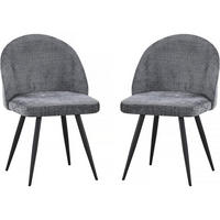 STUHL & BARHOCKER samuel Grau - Grau, Textil (52/81/53cm) - Habitat Garten