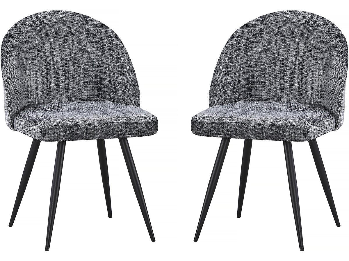 STUHL & BARHOCKER samuel Grau - Grau, Textil (52/81/53cm) - Habitat Garten