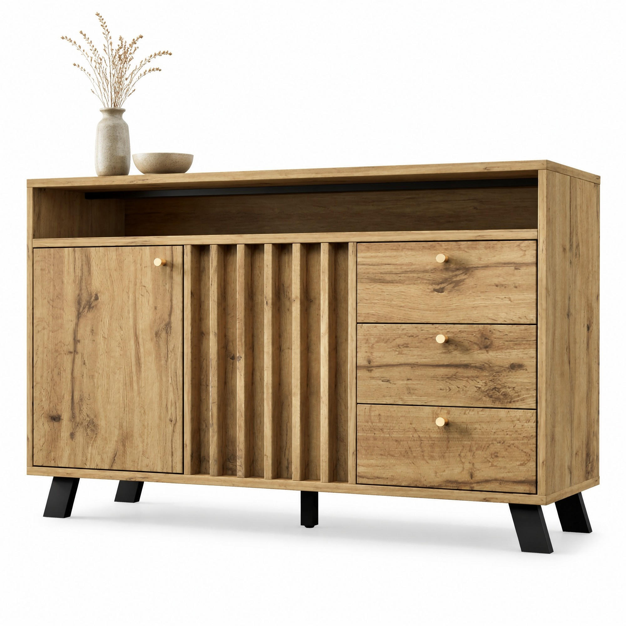 Ivmeu Sideboard Braun 120x85x40 cm