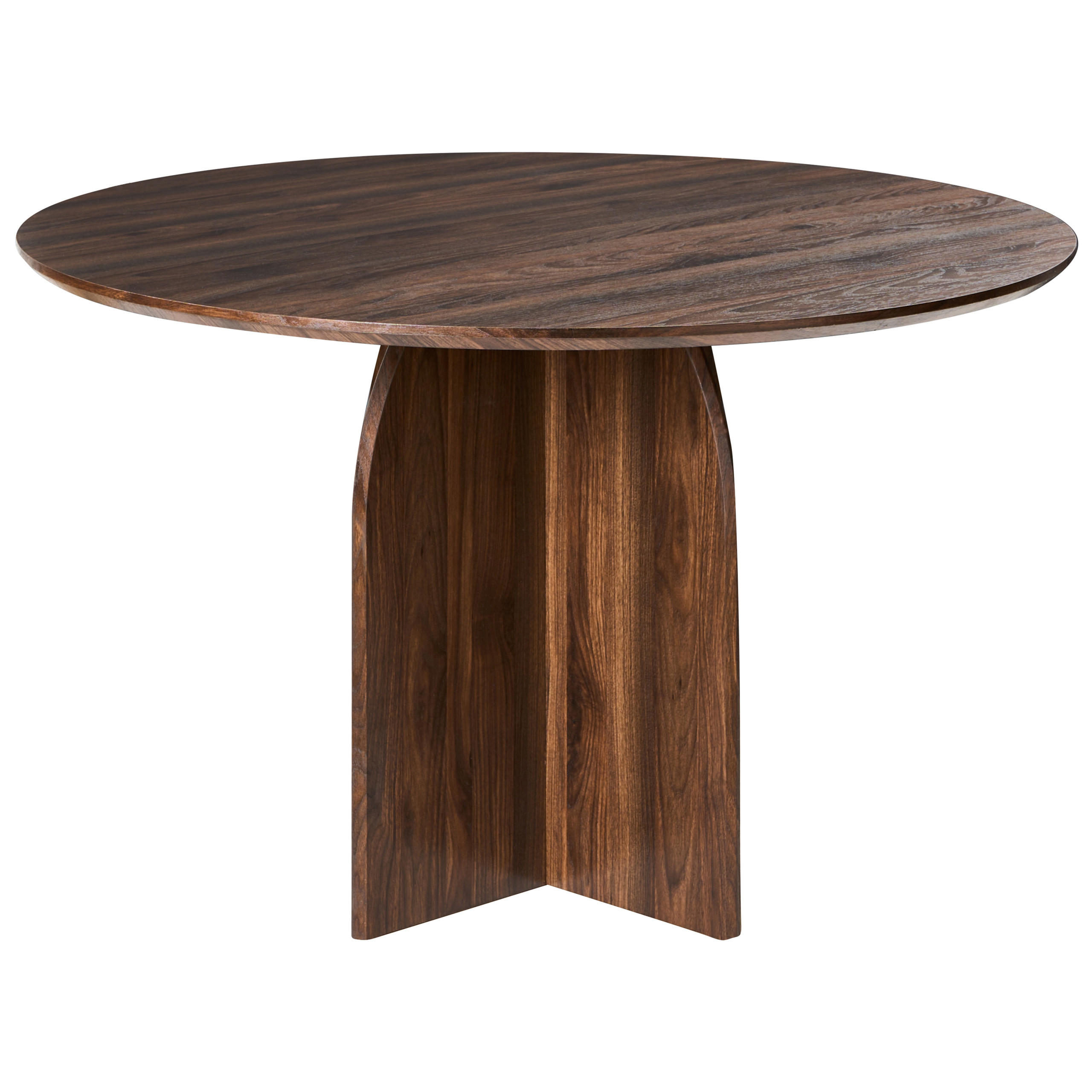 ESSTISCH Braun Yarra - Dunkelbraun, Holzwerkstoff (120/120/76cm) - Beliani