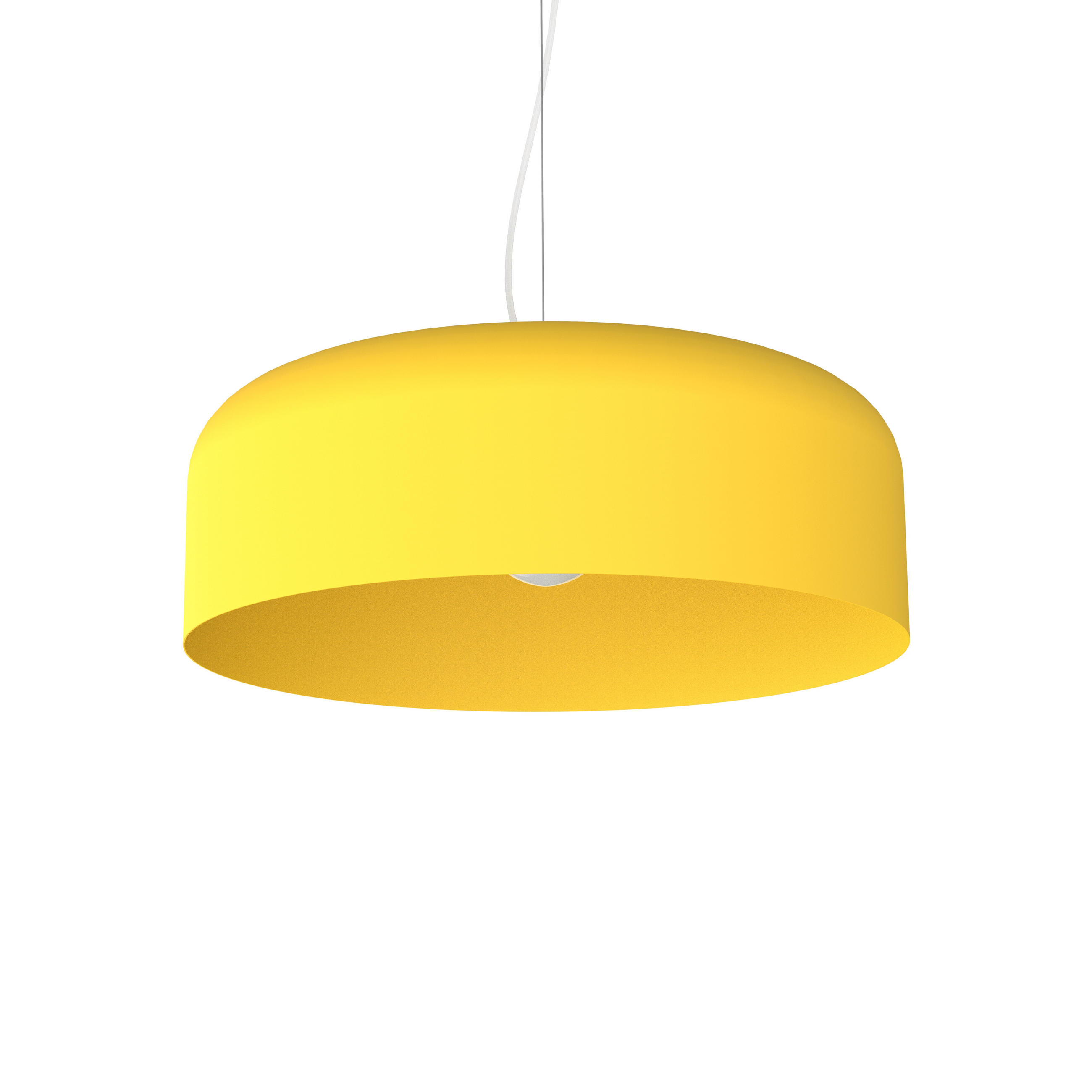 HÄNGELEUCHTE Tuzzi - Gelb, Metall (50/50/12cm) - Lumicom