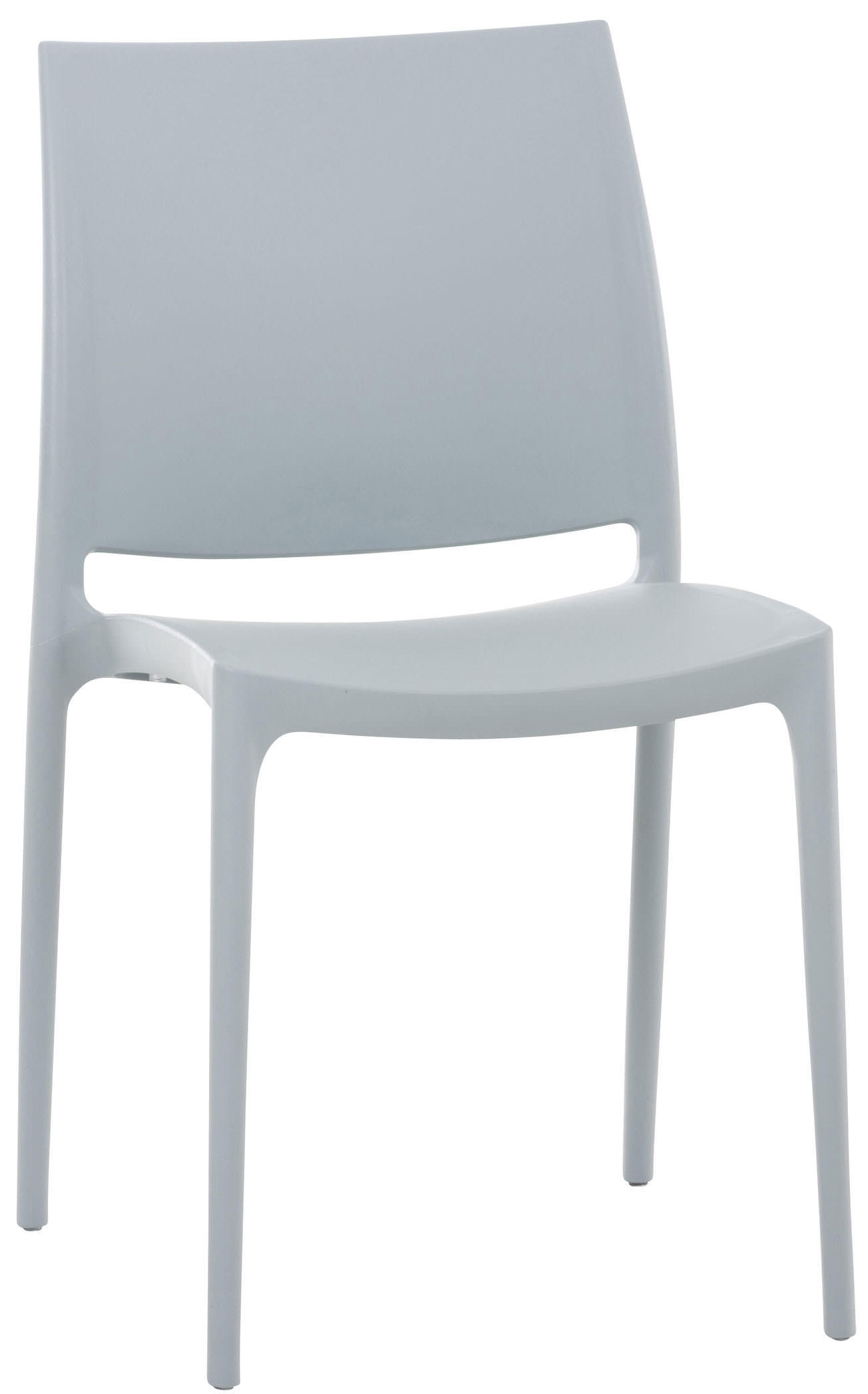 STUHL Maya hellgrau - Grau, Kunststoff (44/81/50cm) - TPFGarden