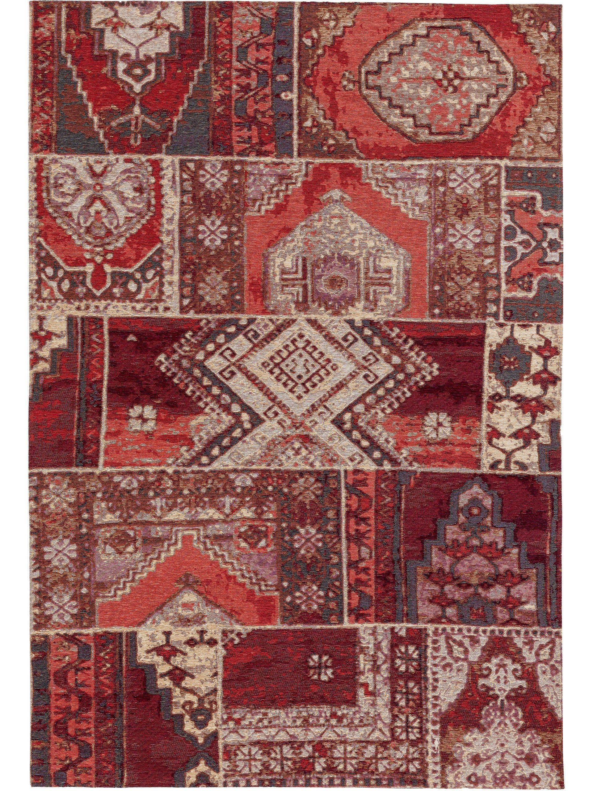 FLACHGEWEBETEPPICH Stay Rot 195x285 cm - Rot, Textil (195/285cm) - benuta Pop