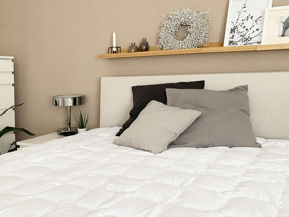 BETTDECKE, 240x220 cm, 100% Polyester, Weiß - Weiß, Textil (240/220cm) - Zollner