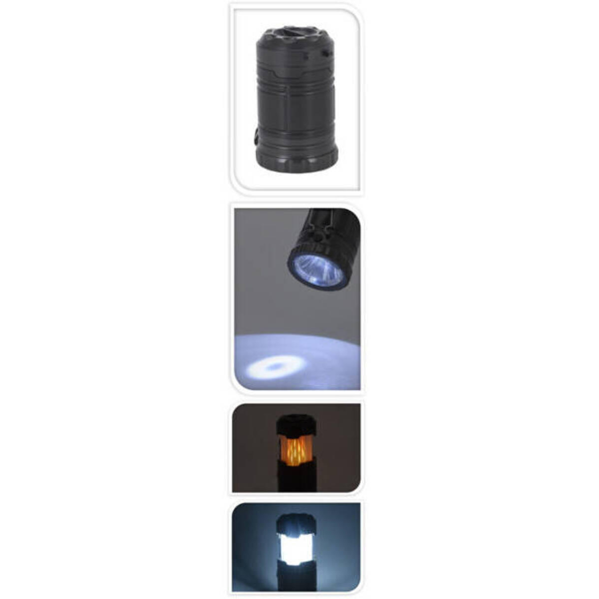 CAMPINGLAMPE Light - Anthrazit, Kunststoff (10/9/14cm)