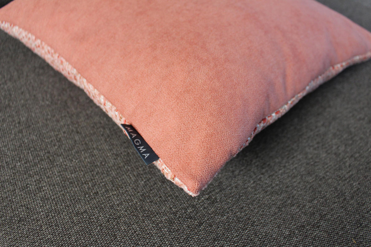 KISSENHÜLLE Vendetta rose - Rosa, Textil (60/60cm) - Magma Heimtexx