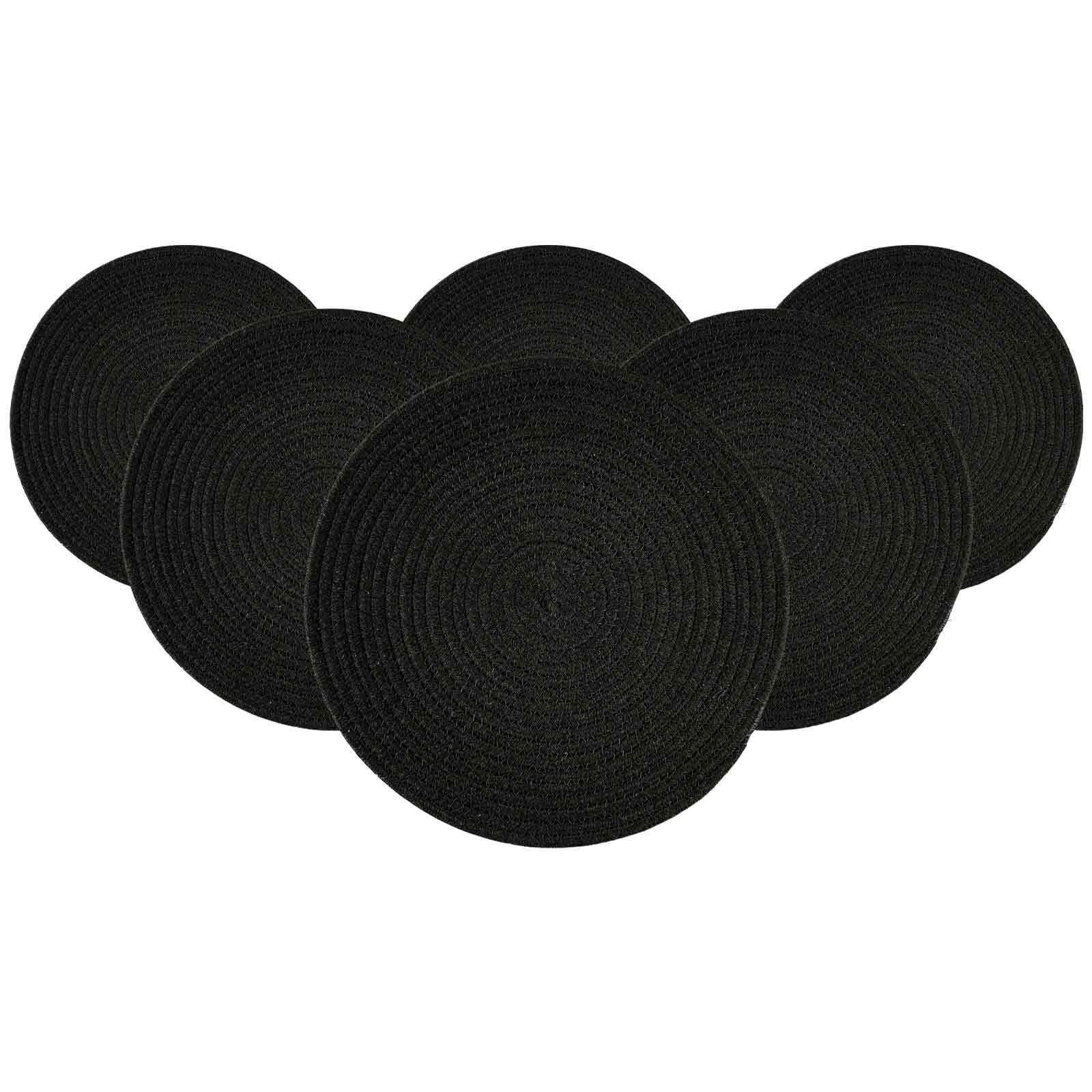 PLATZMATTEN Tavolo Dunkelgrau ø 35 cm 6er Set - Dunkelgrau, Textil (35cm) - Ritzenhoff Breker