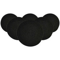 PLATZMATTEN Tavolo Dunkelgrau ø 35 cm 6er Set - Dunkelgrau, Textil (35cm) - Ritzenhoff Breker