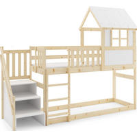 HOCHBETT mit Treppen 200x90cm - Kieferfarben, Holz (90/200cm) - Interbeds