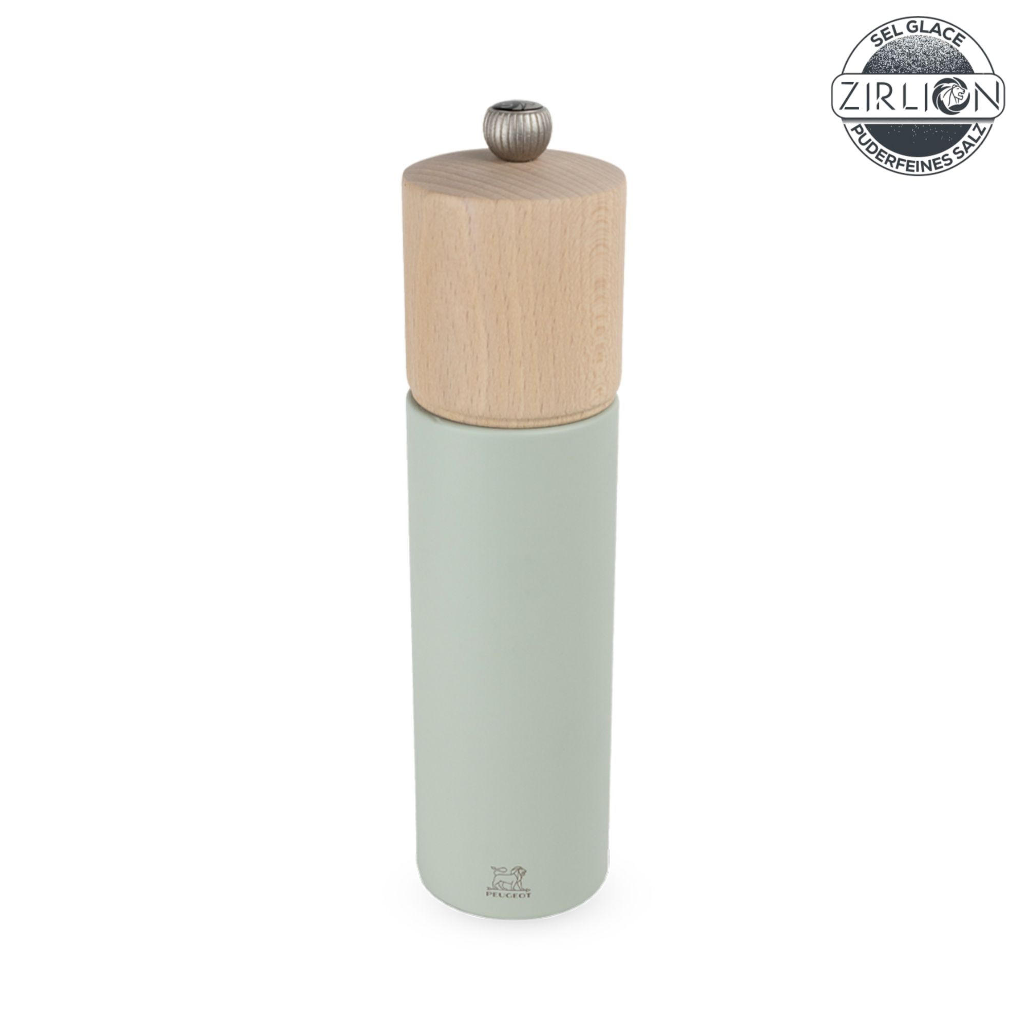 SALZMÜHLE Boreal 21cm Buchenholz Salbeigrün Zirkonia-Mahlwerk - Grün, Holz (54/215/54cm) - PEUGEOT