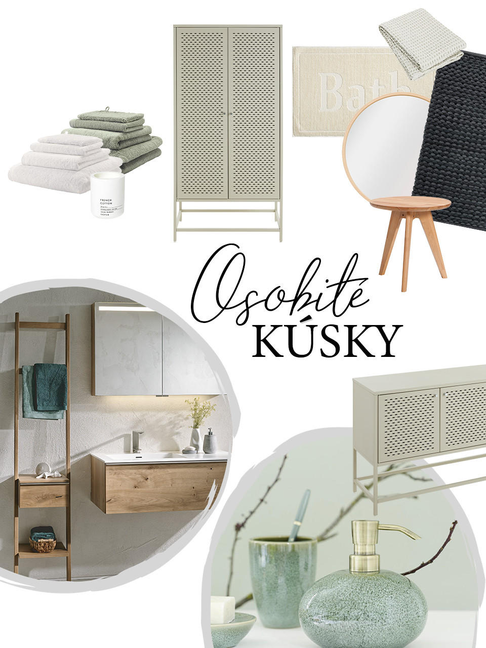 kúpeľňa v škandinávskom štýle, hygge, jednoduchý dizajn, prírodné farby