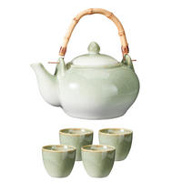 TEESERVICE keramisch Grün 1 l - Grün, Keramik (19/19cm) - Excellent Houseware
