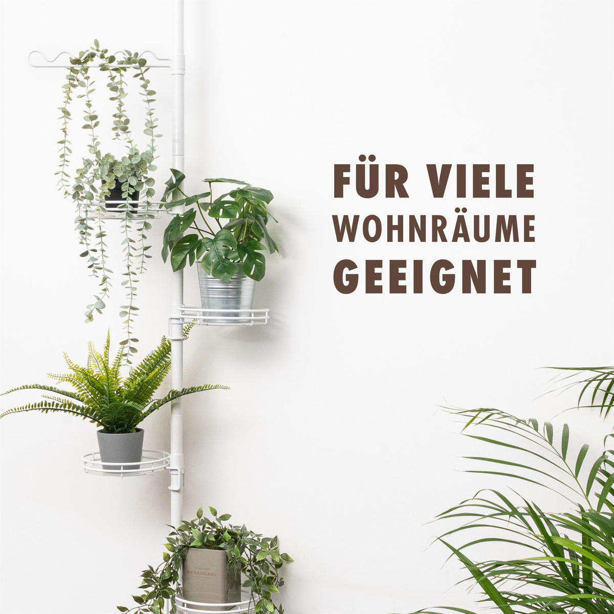 ZUSATZ-RANKHILFE, Metall, weiß - Weiß, Metall (4/3/30cm) - bremermann