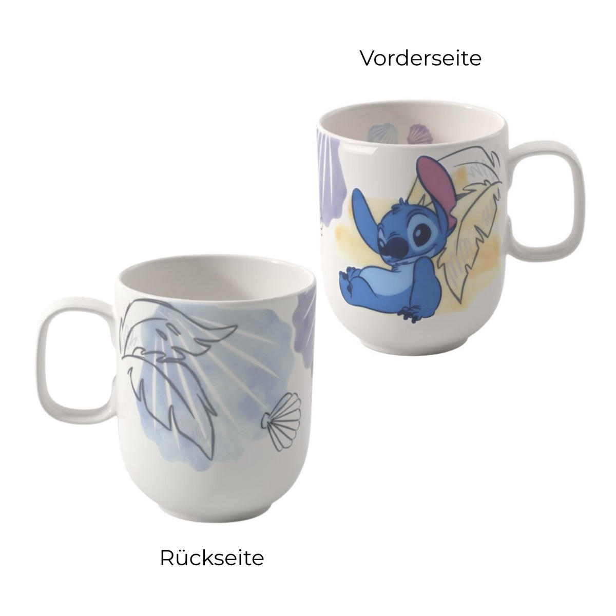 FRÜHSTÜCKS-SET Disney Stitch bunt 2er Set - Multicolor, Keramik (2/2/2cm) - Villeroy & Boch