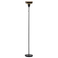 STEHLAMPE Talparo 25/25/175 cm - Schwarz, Metall (25/25/175cm) - Beliani
