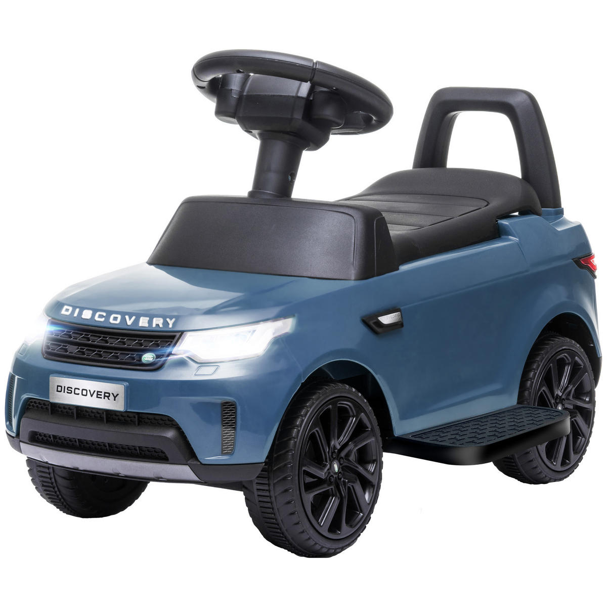 KINDERAUTO DE-06250 Land Rover lizenziert mit Fahr-/Schiebemodus Hellblau - Hellblau, Kunststoff/Metall (65/43/40cm) - ComfortXL