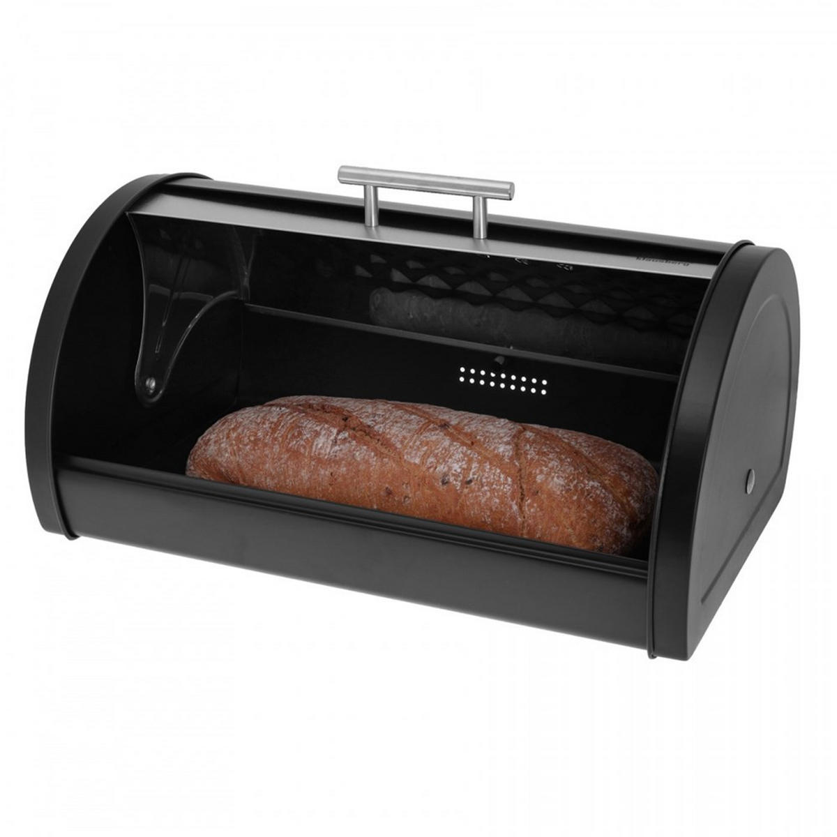 BROTKASTEN Silber 38/28/15.5 cm KB7454 - Silberfarben, Metall (28/15.5/38cm) - Klausberg 
