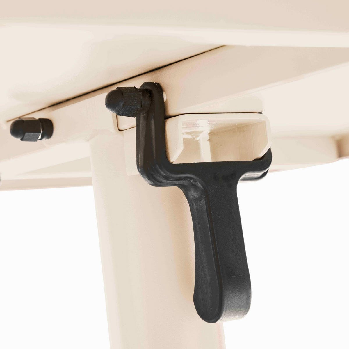 GARTENTISCH , klappbar, Elfenbeinfarbe - Beige, Metall (70/70/72cm) - Oviala