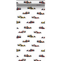 TAPETE Rennwagen 50 x 900 cm - Rot, Papier (50/0.1cm) - Sanders & Sanders