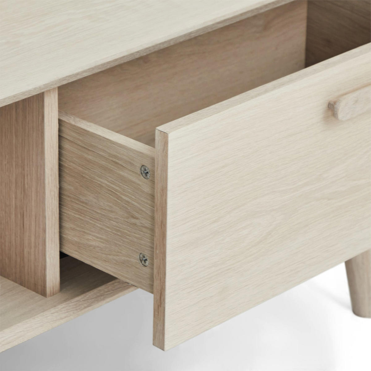 COUCHTISCH rechteckig Eiche massiv cm75/120/50 - Beige, Holz/Holzwerkstoff (75/120/50cm) - Furnhouse