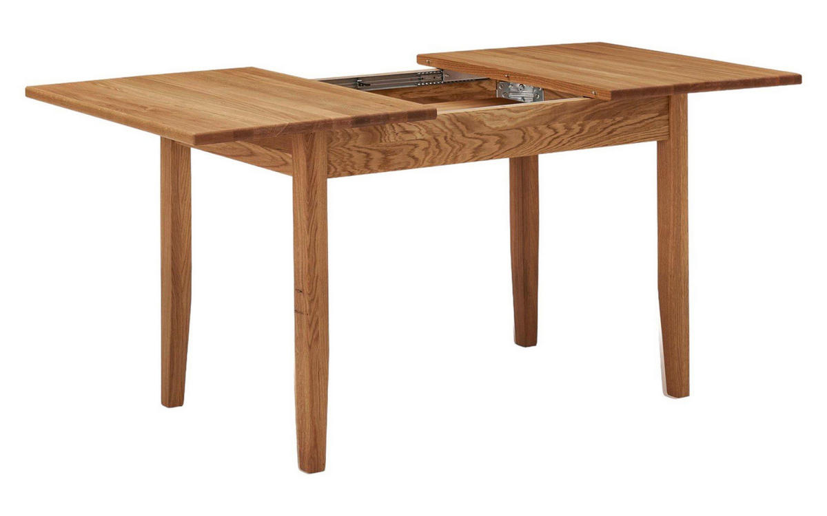 ESSTISCH Darla im modernen Landhausstil 120 x 75 x 76 Küchentisch Holz massiv Wildeiche geölt - Wildeiche, Holz (120/75/76cm) - 58aufmkessel